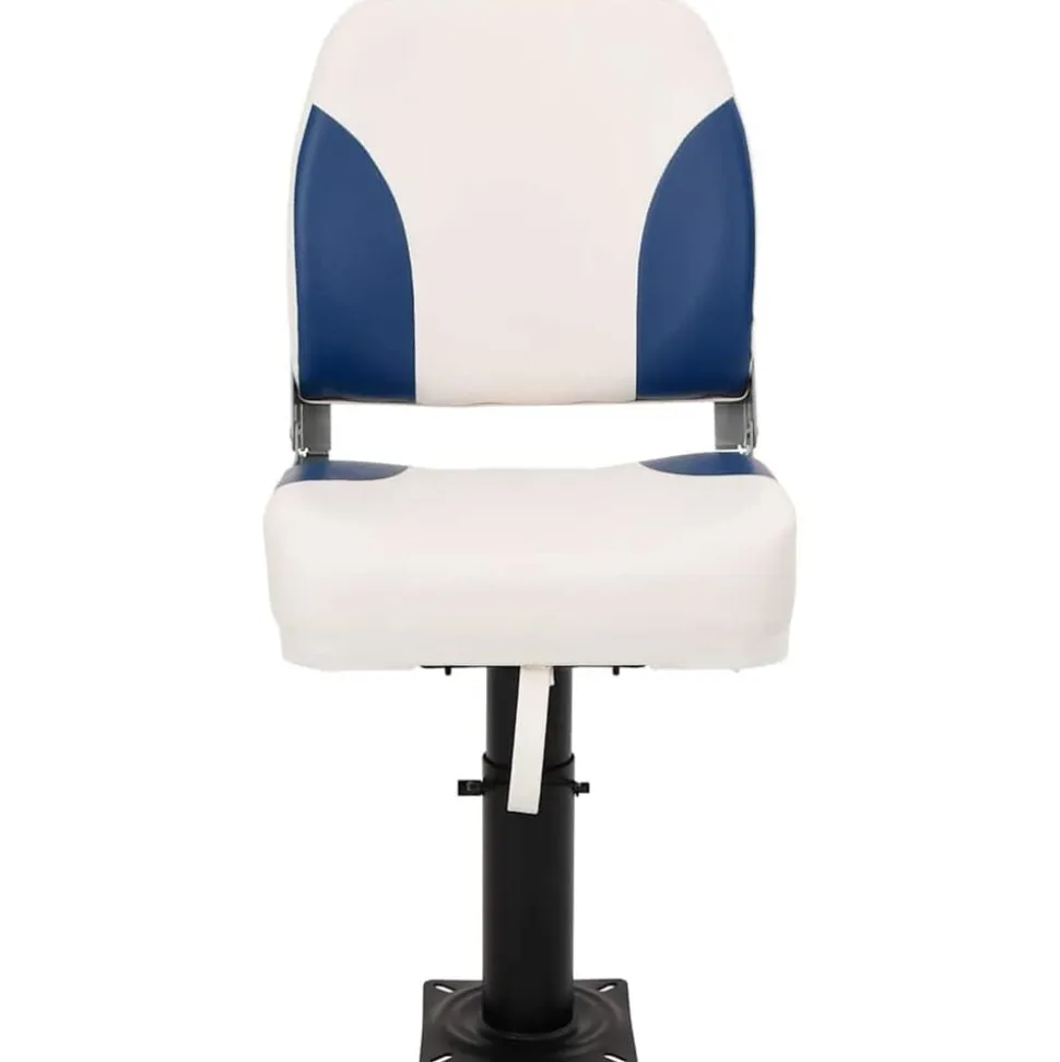 vidaXL Siège de bateau avec piédestal hauteur réglable pivotant à 360°