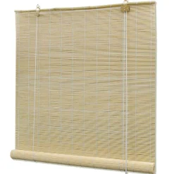 vidaXL Store à rouleau Bambou naturel 80x160 cm