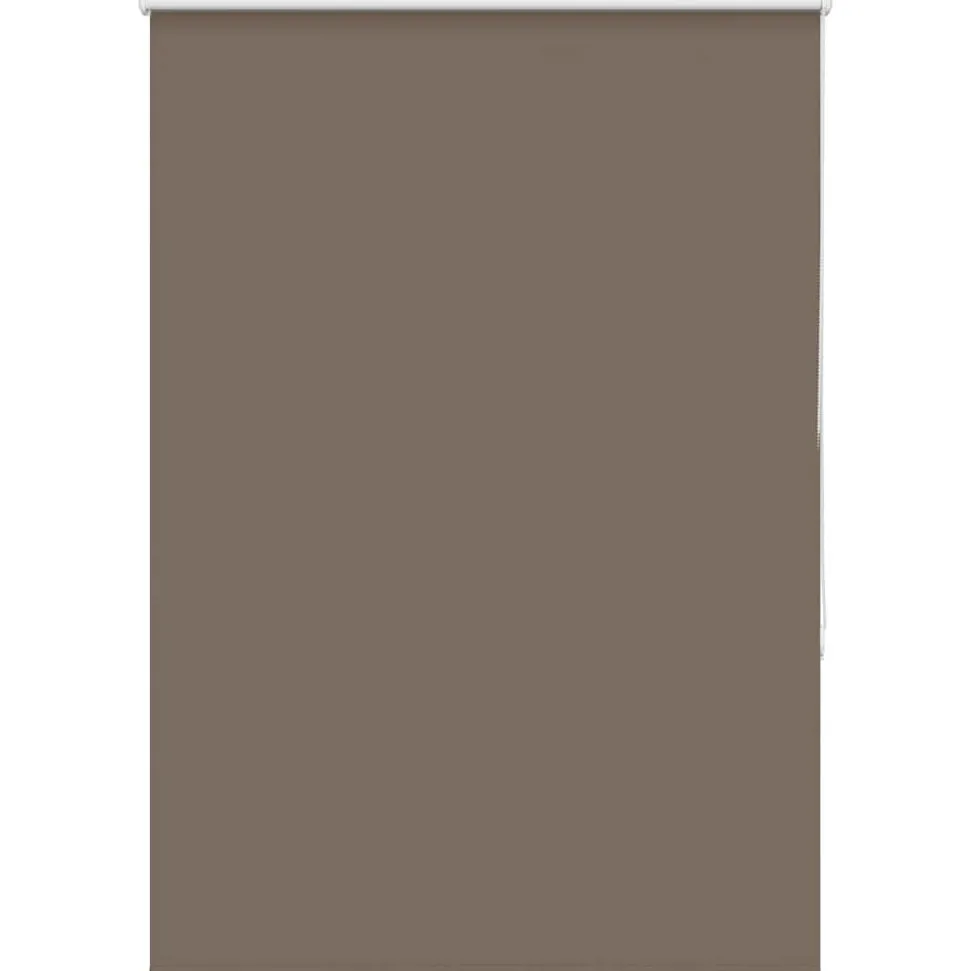 vidaXL Store enrouleur occultant café 105x130cm largeur du tissu