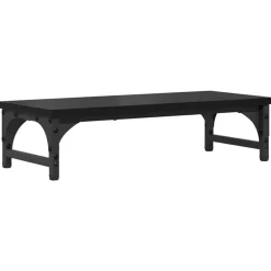 vidaXL Support de moniteur Chêne noir 55 x 23 x 14 cm