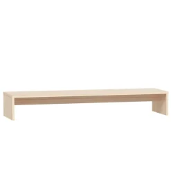 vidaXL Support de moniteur 100x27x15 cm Bois de pin solide