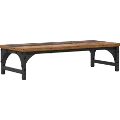 vidaXL Support de moniteur Bois Ancien 55 x 23 x 14 cm