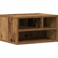 vidaXL Support d'imprimante Bois ancien 40 x 32 x 22,5 cm