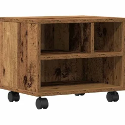 vidaXL Support d'imprimante Bois ancien 41 x 32 x 33.5 cm