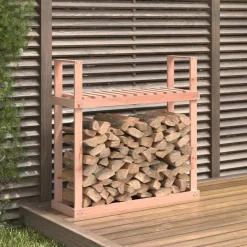 vidaXL Support pour bois de chauffage 110x35x108,5 cm Bois de douglas