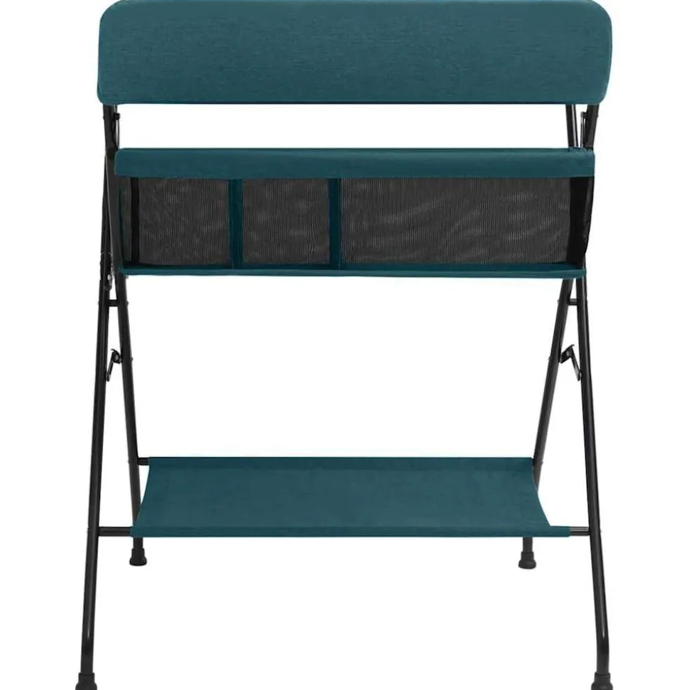vidaXL Table à langer Vert Fer