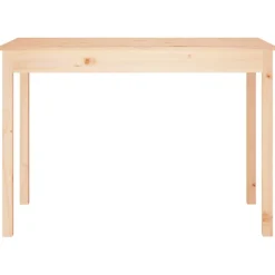 vidaXL Table à manger 110x55x75 cm Bois massif de pin