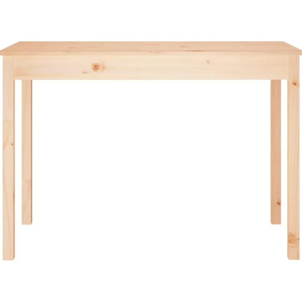 vidaXL Table à manger 110x55x75 cm Bois massif de pin