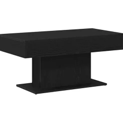 vidaXL Table basse Chêne noir 96 x 50 x 45 cm Bois d'ingénierie