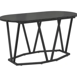 vidaXL Table basse Chêne noir 80 x 40 x 40.5 cm