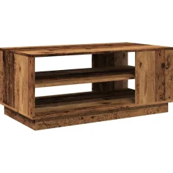 vidaXL Table basse vieux bois 102x55x43 cm bois d'ingénierie