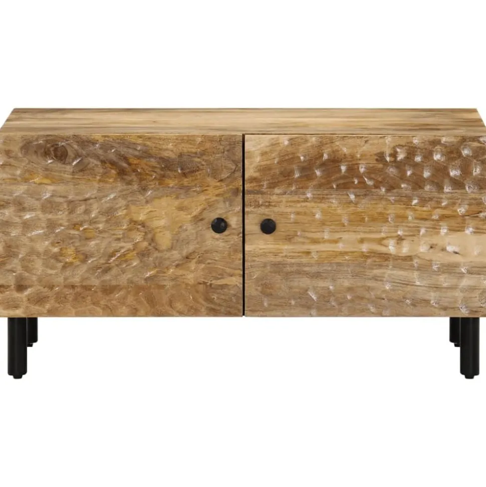 vidaXL Table basse 80x50x40 cm bois de manguier massif