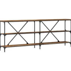 vidaXL Table console Bois ancien 200 x 30 x 75 cm Bois d'ingénierie