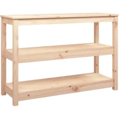 vidaXL Table console 110x40x74 cm Bois massif de pin