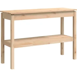 vidaXL Table console 110x40x75 cm Bois massif de pin