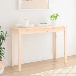 vidaXL Table console 110x40x75 cm Bois massif de pin