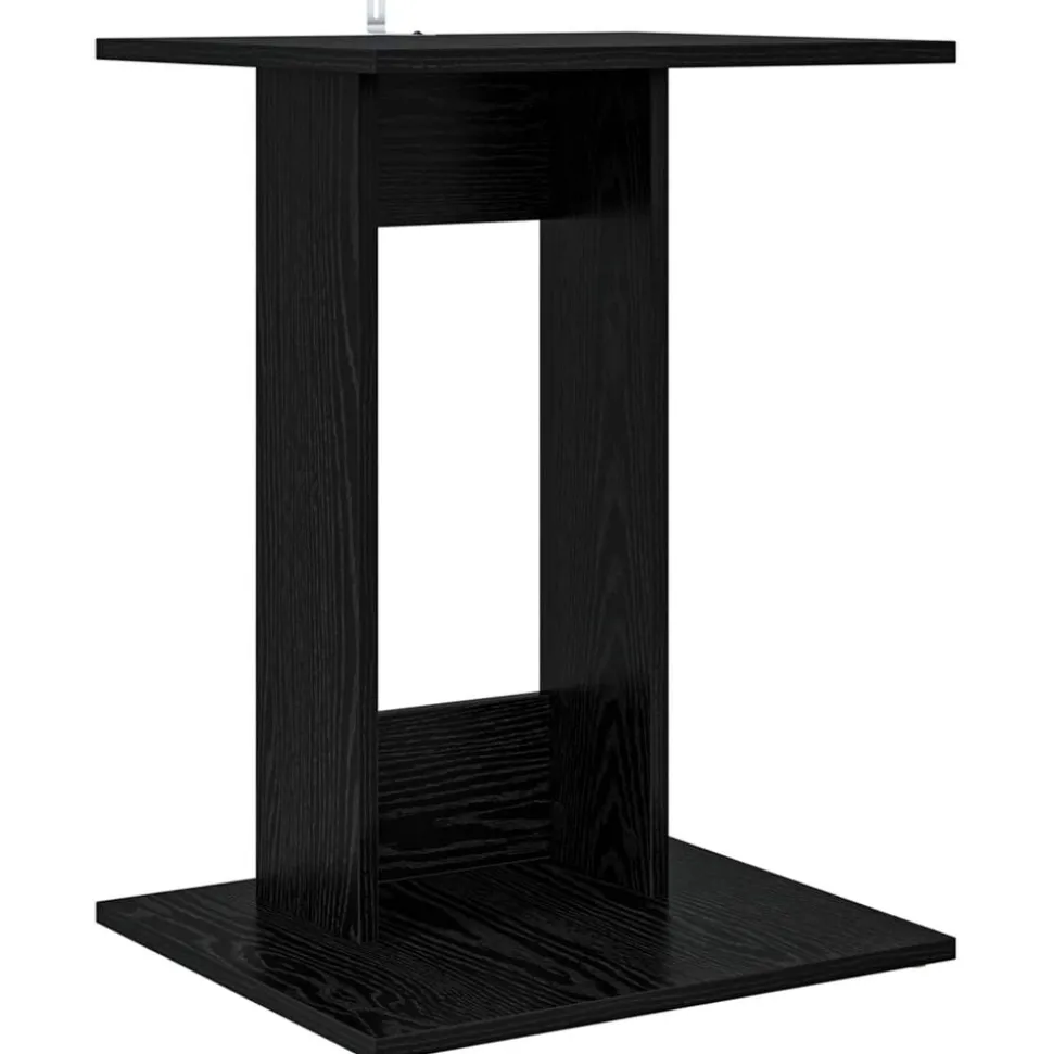 vidaXL Table d'appoint Chêne noir 45 x 40 x 62,5 cm Bois d'ingénierie