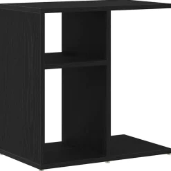 vidaXL Table d'appoint Chêne noir 50 x 30 x 50 cm Bois d'ingénierie