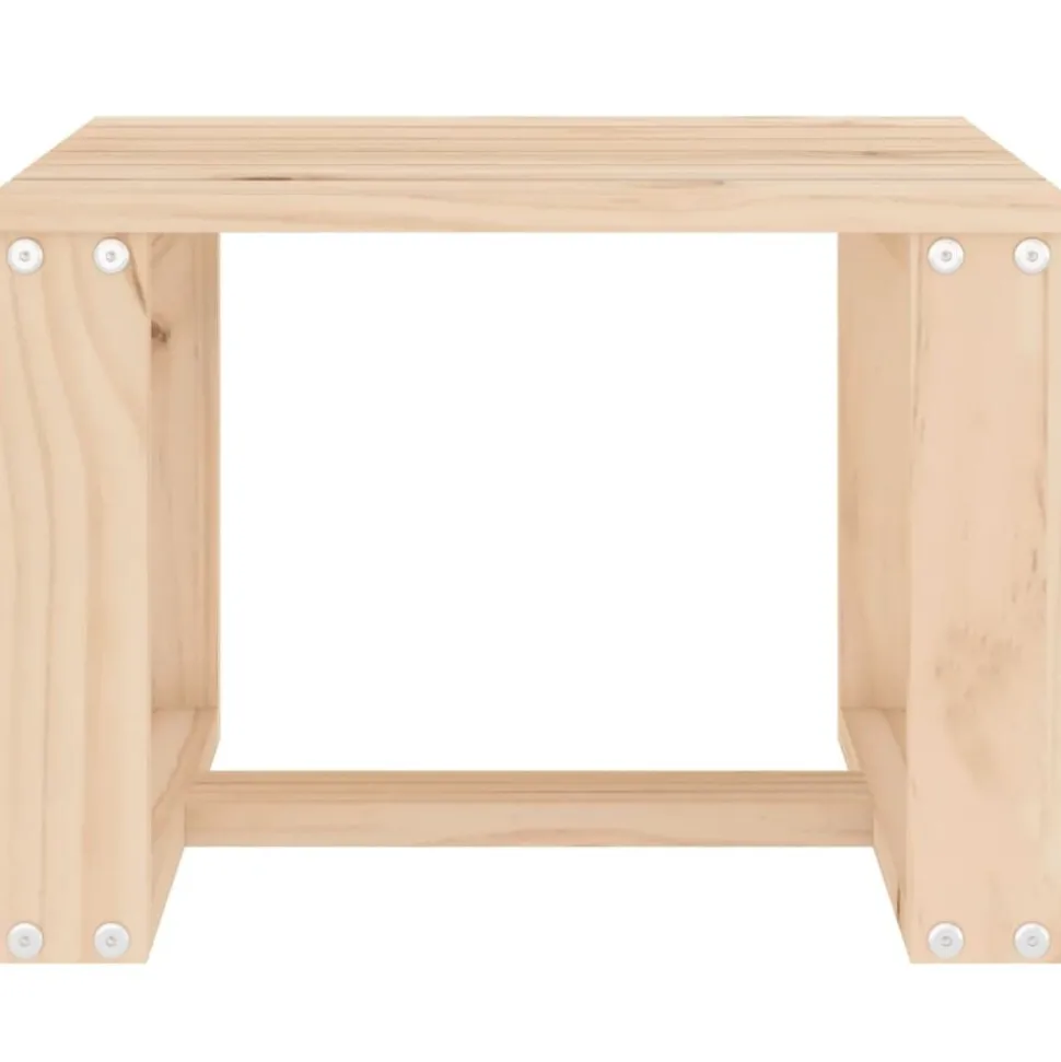 vidaXL Table d'appoint de jardin 40x38x28,5 cm bois massif de pin
