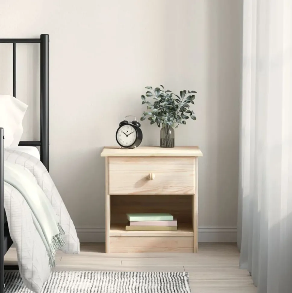 vidaXL Table de chevet ALTA 41x35x41 cm bois de pin massif
