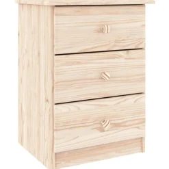 vidaXL Table de chevet ALTA 41x35x55,5 cm bois de pin massif