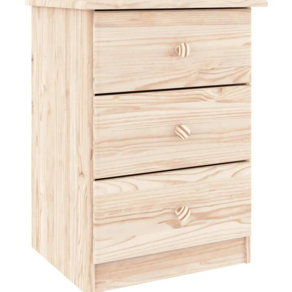 vidaXL Table de chevet ALTA 41x35x55,5 cm bois de pin massif