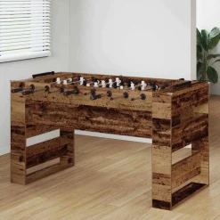 vidaXL Table de Foosball Bois ancien 146,5 x 74 x 85 cm