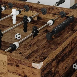 vidaXL Table de Foosball Bois ancien 146,5 x 74 x 85 cm