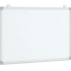 vidaXL Tableau blanc magnétique 40x30x1,7 cm aluminium