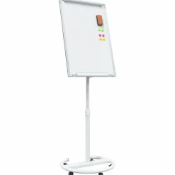 vidaXL Tableau blanc magnétique Gris et blanc 62 x 62,5 x 197 cm EPS