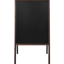 vidaXL Tableau noir double face Bois de cèdre Autoportant 60x80 cm
