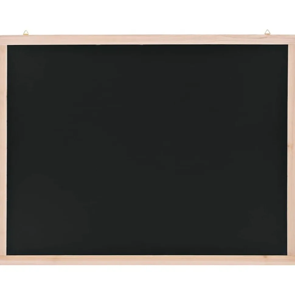 vidaXL Tableau noir mural Bois de cèdre 60 x 80 cm