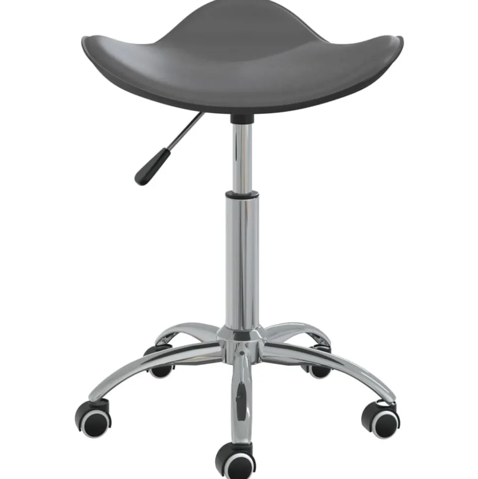 vidaXL Tabouret de salon et spa Gris Similicuir