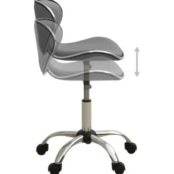 vidaXL Tabouret de salon et spa Gris Similicuir
