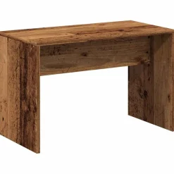 vidaXL Tabouret de toilette vieux bois 70x35x45 cm bois d'ingénierie
