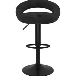 vidaXL Tabourets de bar lot de 2 noir velours