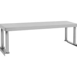 vidaXL Étagère de table de travail 120x30x35 cm Acier inoxydable