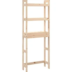 vidaXL Étagère de toilette 63x26x171 cm Bois de pin massif