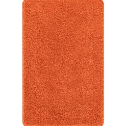 vidaXL Tapis de bain antidérapant Orange 60 x 90 cm PP