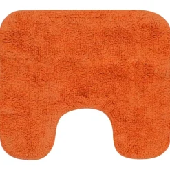 vidaXL Tapis de salle de bain 2 pcs Tissu Orange