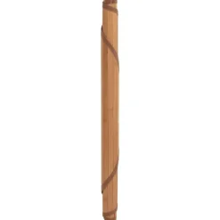 vidaXL Tapis rond naturel 60 cm bambou