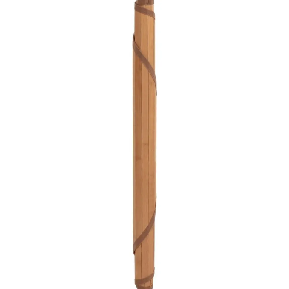 vidaXL Tapis rond naturel 60 cm bambou
