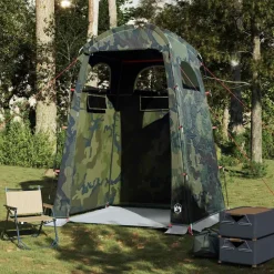 vidaXL Tente de douche camouflage imperméable