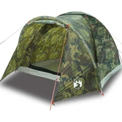 vidaXL Tente de pêche 2 personnes camouflage imperméable