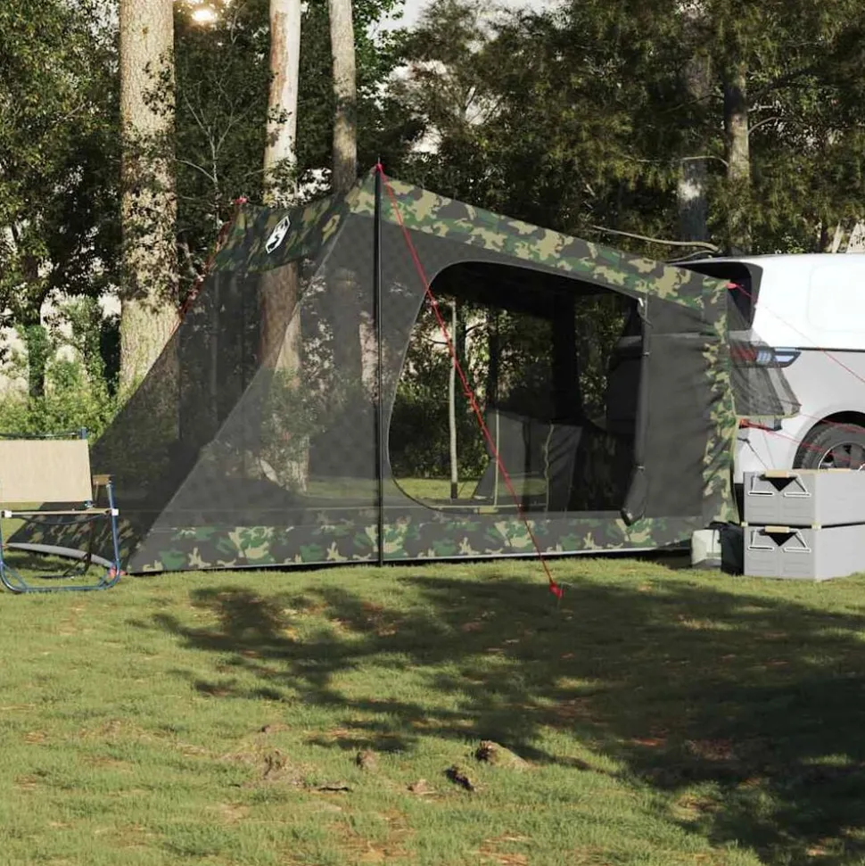 vidaXL Tente de voiture 2 personnes camouflage imperméable