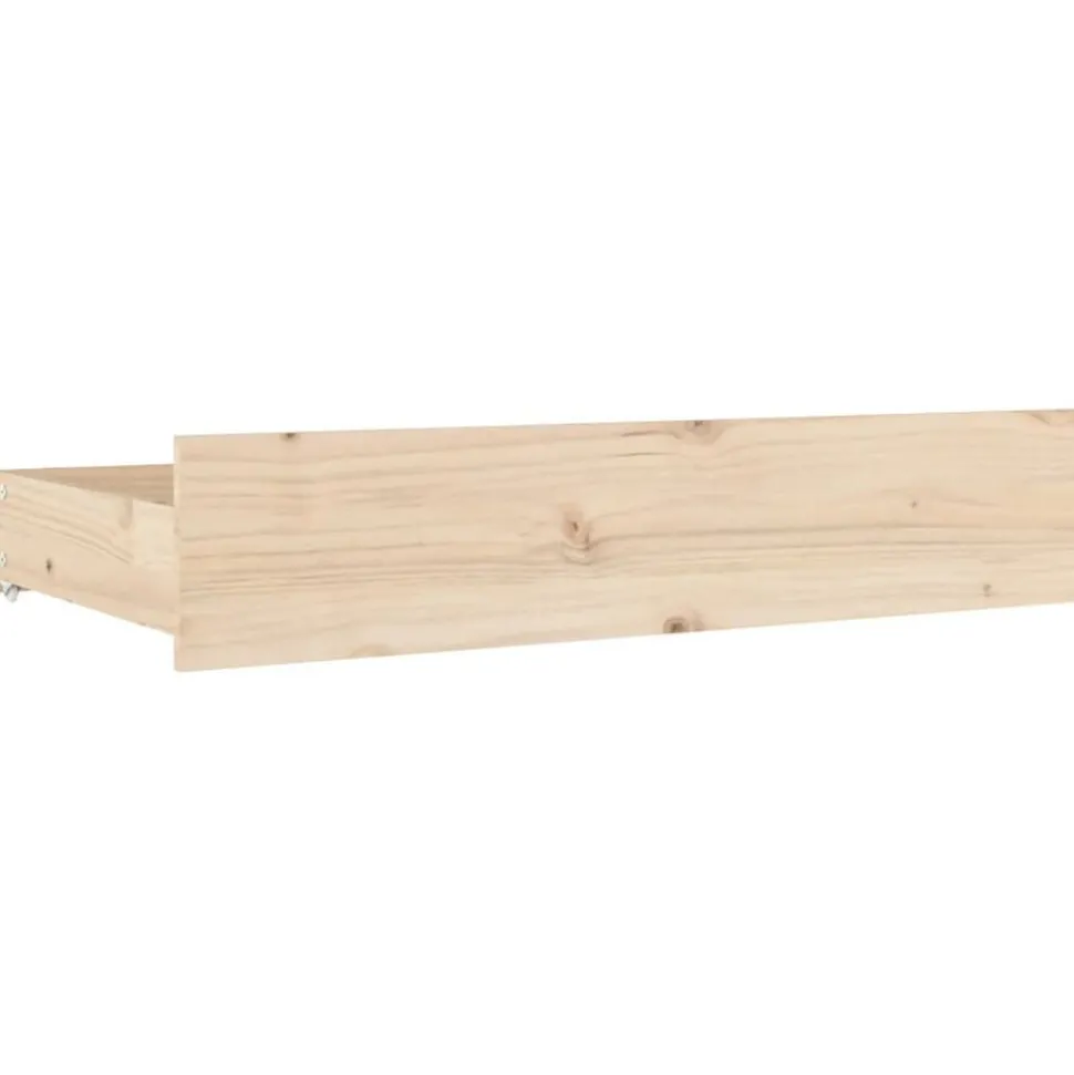 vidaXL Tiroirs de lit 4 pcs Bois de pin massif