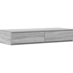 vidaXL Tiroirs de lit avec tiroir Gris Sonoma 100 x 36,5 x 16,5 cm
