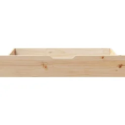 vidaXL Tiroirs sous le lit avec roulettes 2 pcs 95x55x17 cm pin massif