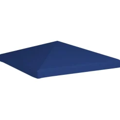 vidaXL Toile supérieure de belvédère 310 g / m² 3 x 3 m Bleu