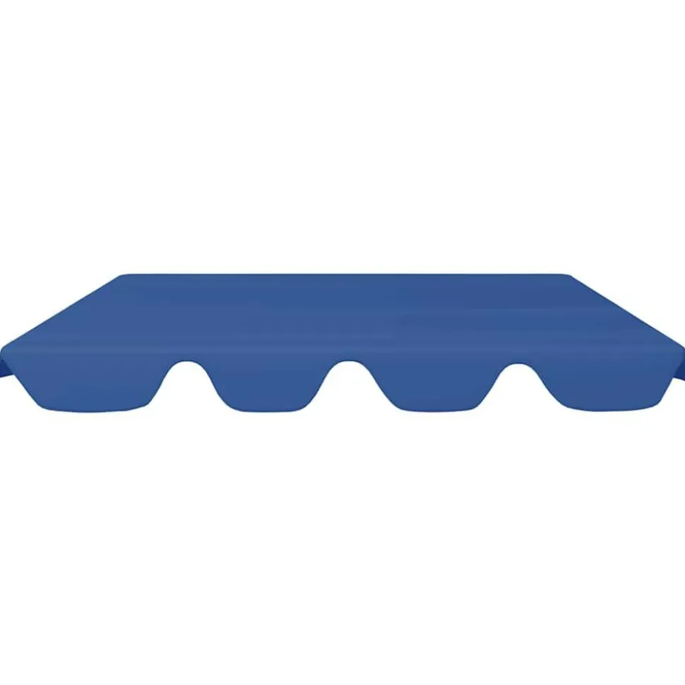 vidaXL Toit de rechange de balançoire bleu 188/168x145/110 cm